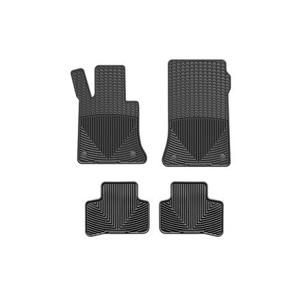 Weathertech Black, Front and Rear All Weather Floor Mats MB X204 4R B
