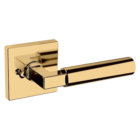 Baldwin Baldwin Preconfigured L029 Lever with R017 Rose Privacy Lock with 2-3/8in Backset and Full Lip L029003PRIV