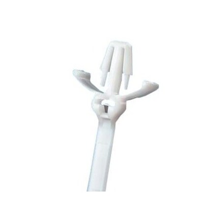 Panduit Cable Tie, 7 in L, 1-1/2 in Max Bundle Dia., Natural, Nylon 6/6, 40 lb Strength, 500 PK BW1.5I-D