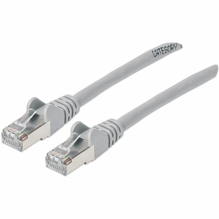 Intellinet Network Solutions CAT6A S/FTP NETWORK PATCH CABLE, 7 FT., GRAY 743150