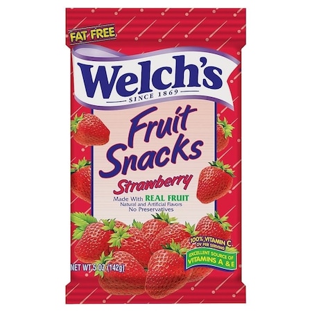 Welchs PIM05096 Fruit Snack, Strawberry Flavor, 5 oz 653511