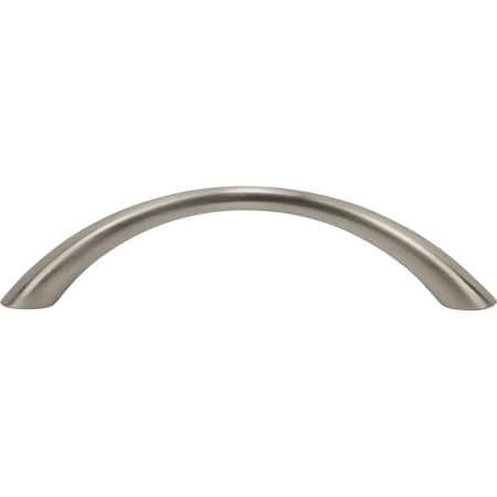 Designperfect 3-3/4'' Center-to-Center Arch Pull, Brushed Satin Nickel, 25PK DPA25H383SNB