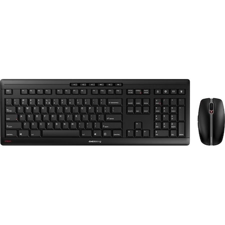 Cherry Americas CHERRYSTREAMDESKTOP US LAYOUT KEYBOARD AND MOUSE SET USB BLACK JD-8500EU-2