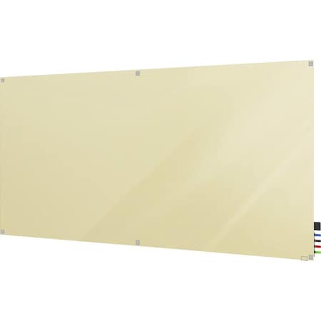 Ghent Magnetic GlassBoard, 4x5 ft., Square, Beige, Glass, 48", 60", Beige HMYSM45BG