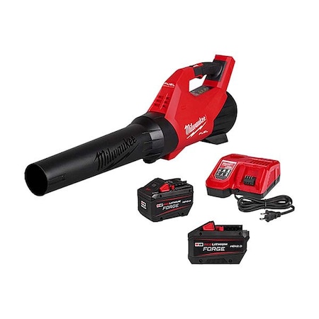 Milwaukee Tool M18(TM) REDLITHIUM(TM) Cordless Battery-Powered Handheld Leaf Blower Kit, 500 cfm, 120 mph, 54 dBA 3017-21HD, 48-11-1813