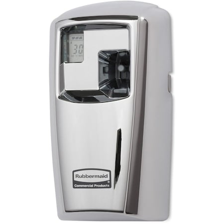 Rubbermaid Commercial Aerosol Dispenser, LCD, Chrome 1793533