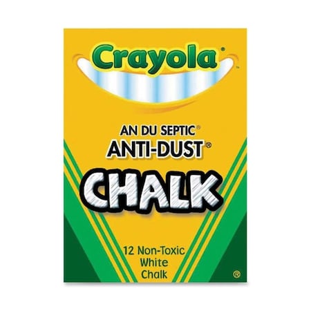 Lorell Anti Dust Chalk - White LO465019