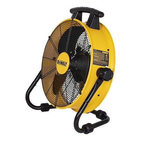 Dewalt CirculatingFan, 18inDia, Yellow, Mobile DXF1841
