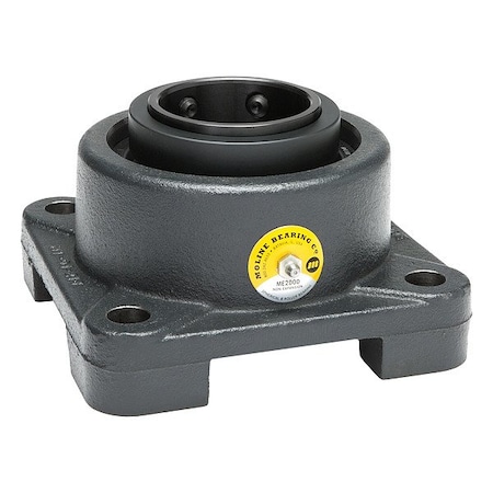 Moline Bearing Pillow Block Bearing, Cast Iron Housing Material, Set Screw, Spherical Roller, 5 in Dia, Steel Insert Material 29241500