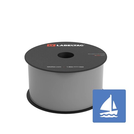 Labeltac Marine Supply 2.5in x 150ft LT4/Pro X, Gray LT2508MN