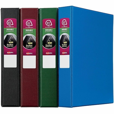 Avery Durable 3 Ring Binder, 1.5" Slant Rings 11358