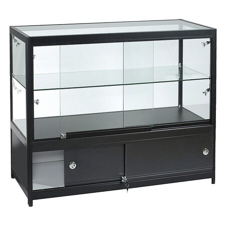 Specialty Store Services Display Case, 38 in H, 47 1/4 in W 20064BK