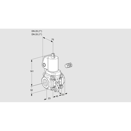 Honeywell Kromschroder VAS125R/NKSL KS88027456