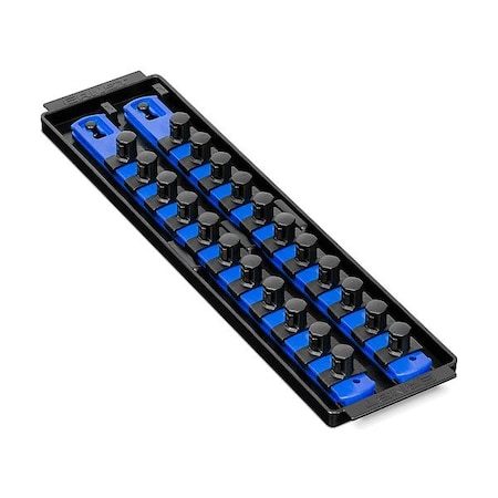 Ernst Manufacturing Socket Organizer, Blue, 3 5/8" D 8497