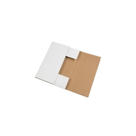 Bubblefast 50-15 x 11 1/8 x 2'' White Easy-Fold Mailers, 50PK BFMIBMROS