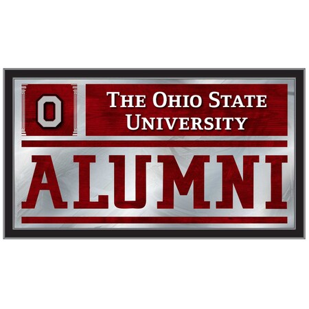 Holland Bar Stool Co Ohio State 26" x 15" Alumni Mirror MAlumOhioSt