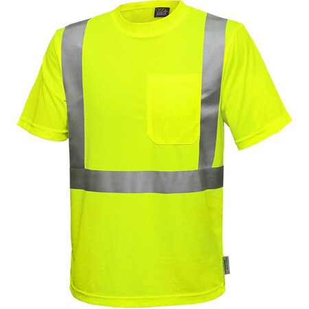 Reflective Apparel ANSI Type R Class 2 Short Sleeve T-Shirt 102ST-LM-MD