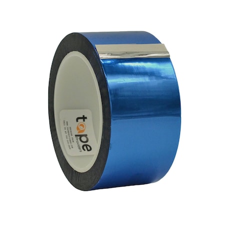 Wod Tape MPFT1 Metalized Polyester Mylar Film Tape Blue: 2 in. x 72 yds, 24PK WOD MPFT1-02000-24-72-BLU