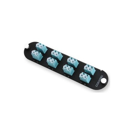 Corning Closet Connector Housing (CCH) Panel, LC adapters, Duplex, 16 fiber, 50 um CCH-CP16-E4