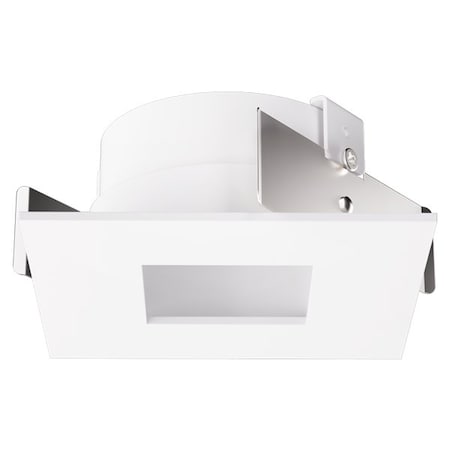 Elco Lighting Pex 2in Square Adjustable Reflector, Black with White Trim ELK2527W