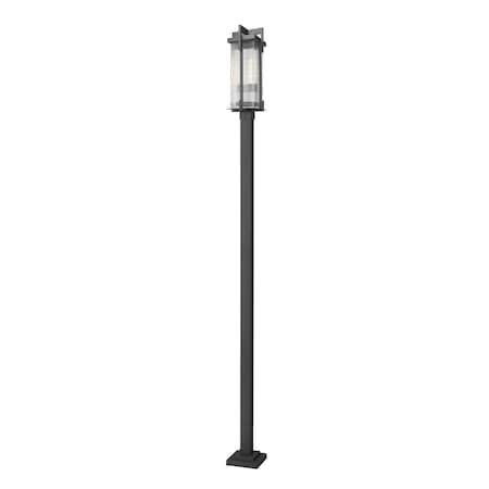 Z-Lite Fortis Sand Black 2 Light Outdoor Post Mounted Fixture 5031PHBS-536P-BK