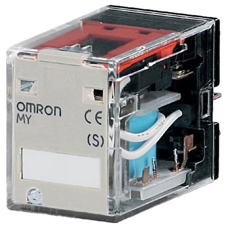 Omron Solder, General Purpose Relay, Square, 37.7 mA, 14 Pins, PCB MY2-02-DC24