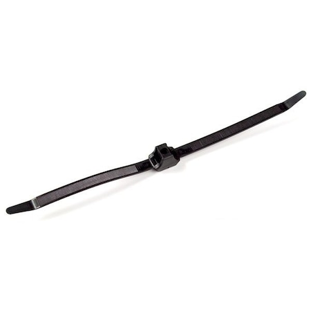 Grote Dual Clamp Tie, Blk, 12-3/4", 150lb., PK10 85-6040