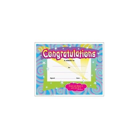 Trend Certificate, Congrats, Swirls, PK30 TEPT2954