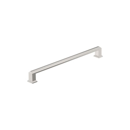Amerock Appoint 10-1/16 inch 256mm Center-to-Center Polished Nickel Cabinet Pull BP37361PN