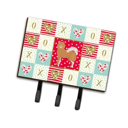 Carolines Treasures 6 x 2 x 9 in. Elo Dog No.1 Love Leash or Key Holder CK5828TH68