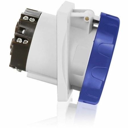 Leviton Pin & Sleeve Receptacle, 63 A, 208/250V AC, 4 Pole, Blue W463-R9
