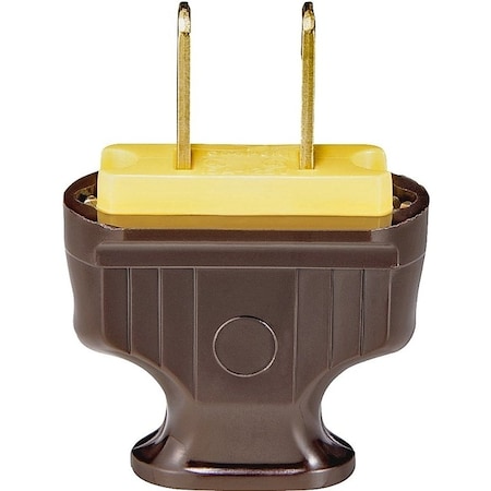 Eaton Wiring Devices Straight Blade Plug, 1-15P, 15 A, 125V AC, 2 Pole, Non-Grounded BP1912B-SP-L