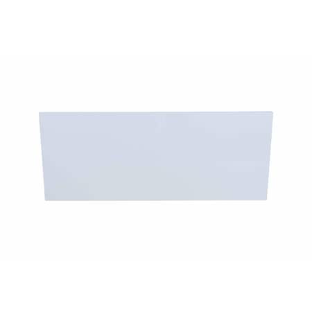 Cambridge Radiance 12 in. W x 30 in. H Slab Wall Cabinet End Panel in White Gloss WEP30-WG