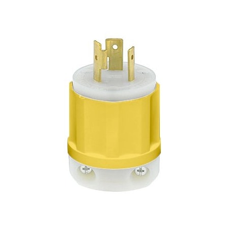 Leviton Industrial Grade Plug 20 Amp, 250 Volt 2321-CY