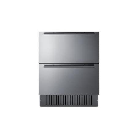 Summit 27in Wide 2-Drawer All-Refrigerator SPR275OS2D