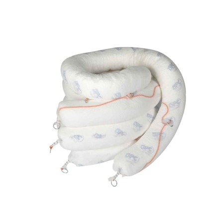 Brady SPC Oil Only Absorbent Booms, 8 x 10', Absorbency Capacity 71 gal, 4PK SPC810