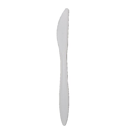 Rdi PP Cutlery Light Weight White Knife 1000cs, 1000PK F-CT-PP-KNF