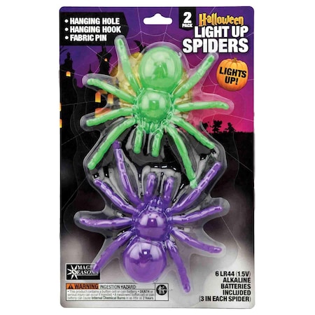 Shawshank Ledz LED Light Up Spiders 2 pk 768257