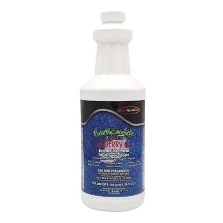 Quest Specialty EARTH SCENTS SUPERBUGZ Berry Enzyme Treatment for Organic Waste Quart. 2850-1