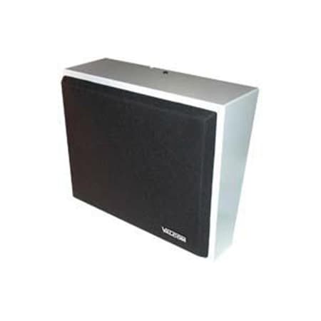 Valcom 8 in. Amplified Wall Speaker Metal Black VC-V-1052C