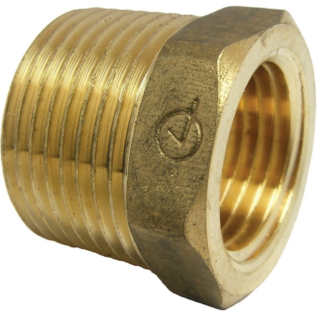 Westlake Pipe & Fittings 3/4'' MPTx1/2'' FPT Brass Hex Bushing 17-9259