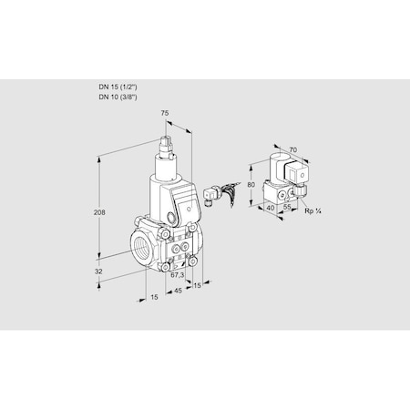Honeywell Kromschroder VAS115/10R/LW KS88001363
