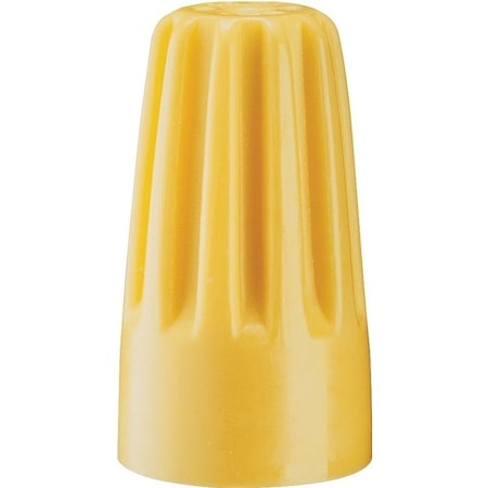 Gardner Bender WireGard 4 Wire Connector, 18 to 10 AWG Wire, Steel Contact, Polypropylene Housing Material, Yellow 16-004