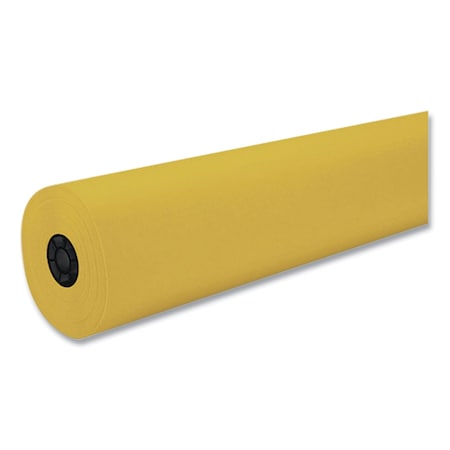 Pacon Decorol Flame Retardant Art Rolls, 40 lb Cover Weight, 36 x 1,000 ft, Gold P101211