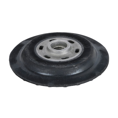 Rubber Pad - Prime 5in x 5/8-11 Air-Cooled Rubber Back-up Pads with Spiral Pattern Threaded Arbor 11203