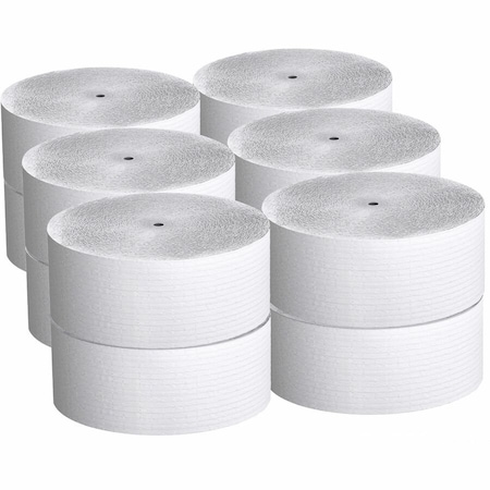 Scott Scott Coreless High-Capacity Jumbo Roll Toilet Paper, 1-Ply, White, 2,300'/Roll, 12PK 07005