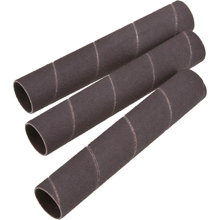 Grizzly 3/4" Dia. x 4-1/2" A/O Hard Sanding Sleeve, 100 Grit, 3PK H5437