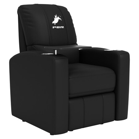 Dreamseat Stealth Power Plus Recliner with Professional Bull Riders Silhouette Logo XZ520823901CDSMHTUSBBLK-PSPBR0004