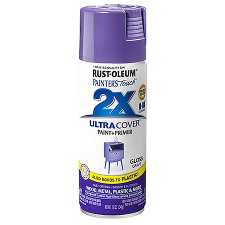 Rust-Oleum Painter's Touch 2X Ultra Cover Gloss Grape 12 Oz. Spray 249113