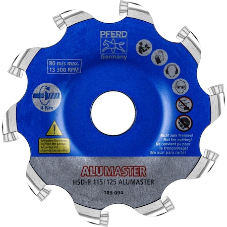 Pferd 4-1/2"/5" ALUMASTER - High Speed Disc HSD-R 20100